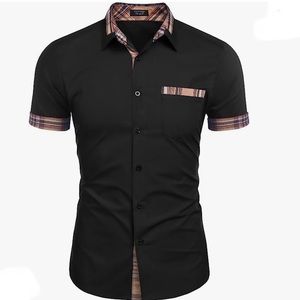 Black designer, print polo men’s